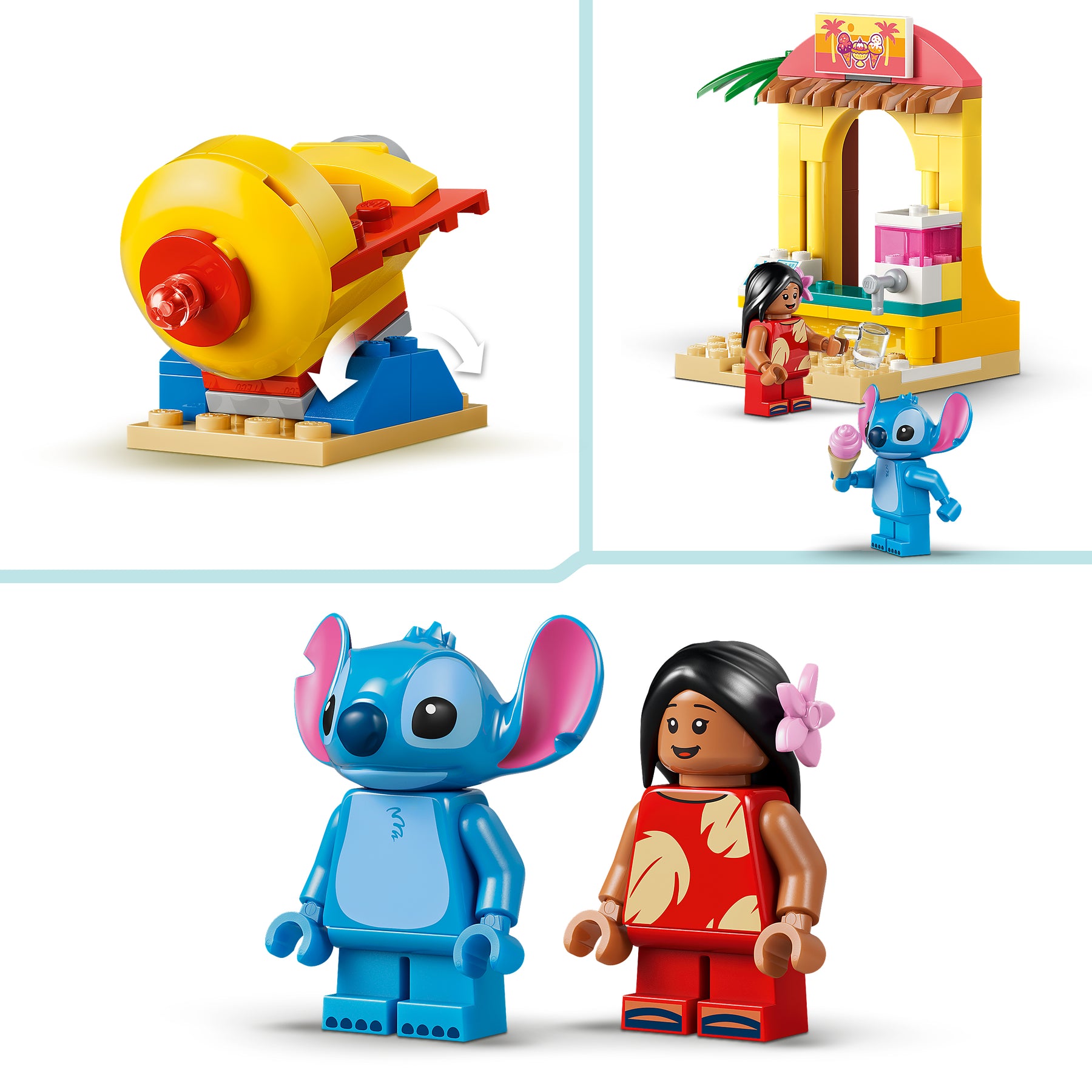 Diversión en la Playa con Lilo y Stitch