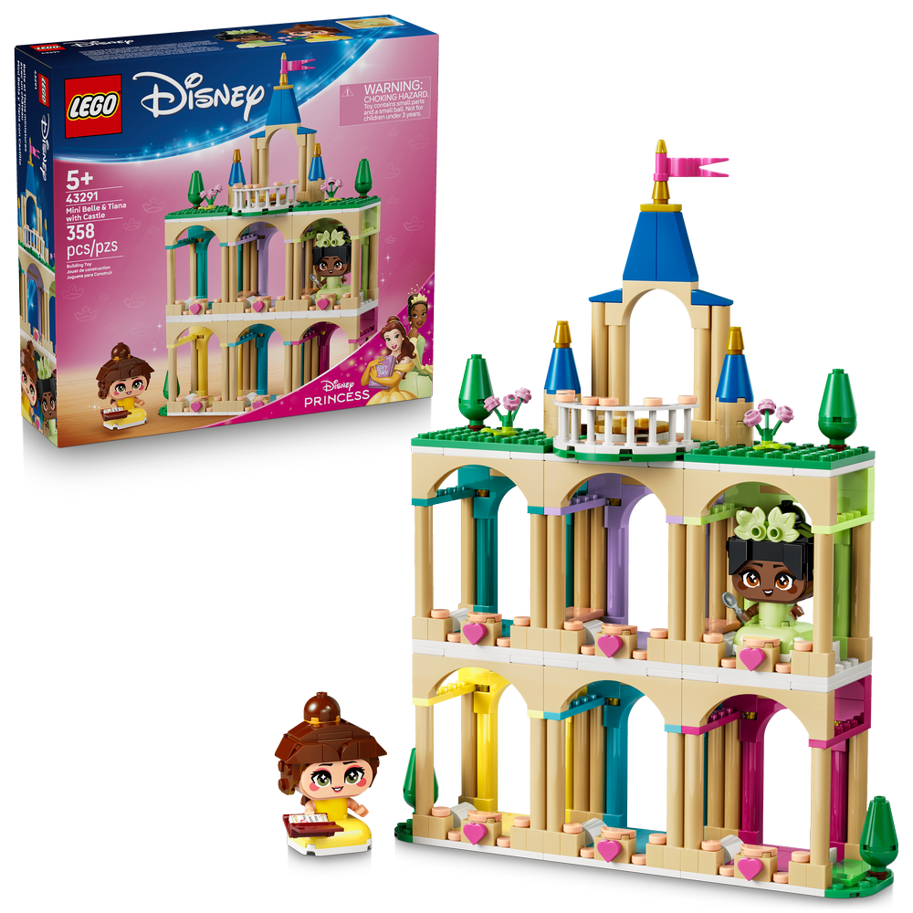 Mini Bella y Tiana con Castillo