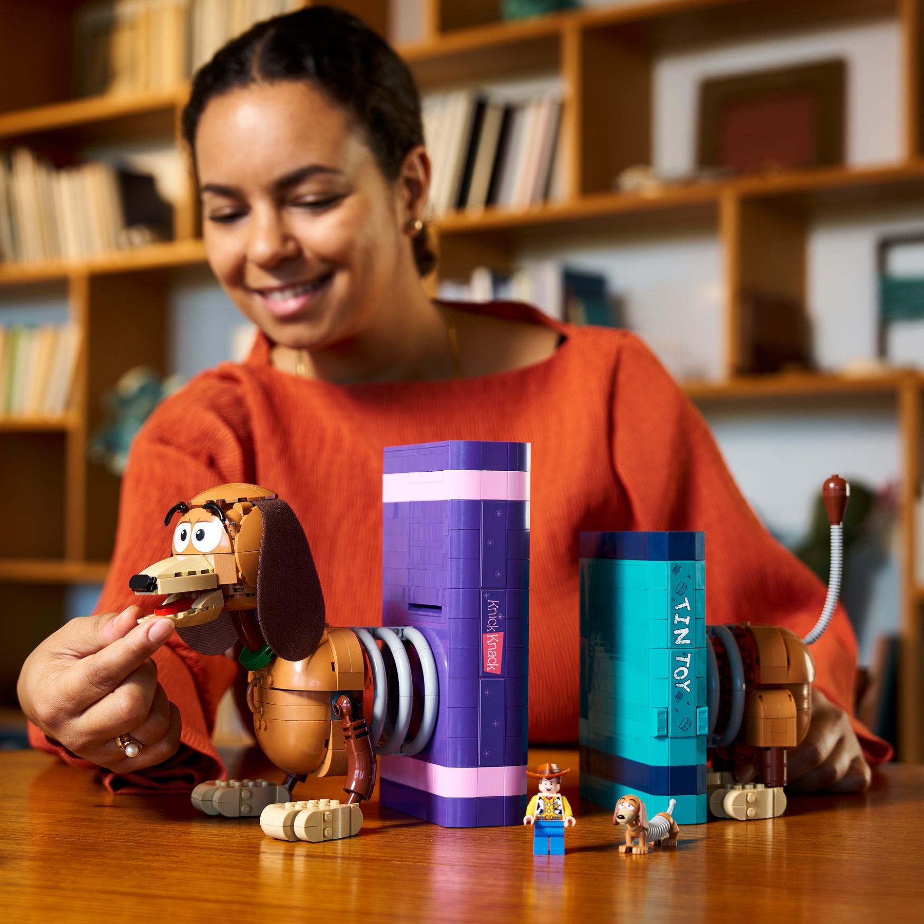 Toy Story: Sujetalibros de Slinky