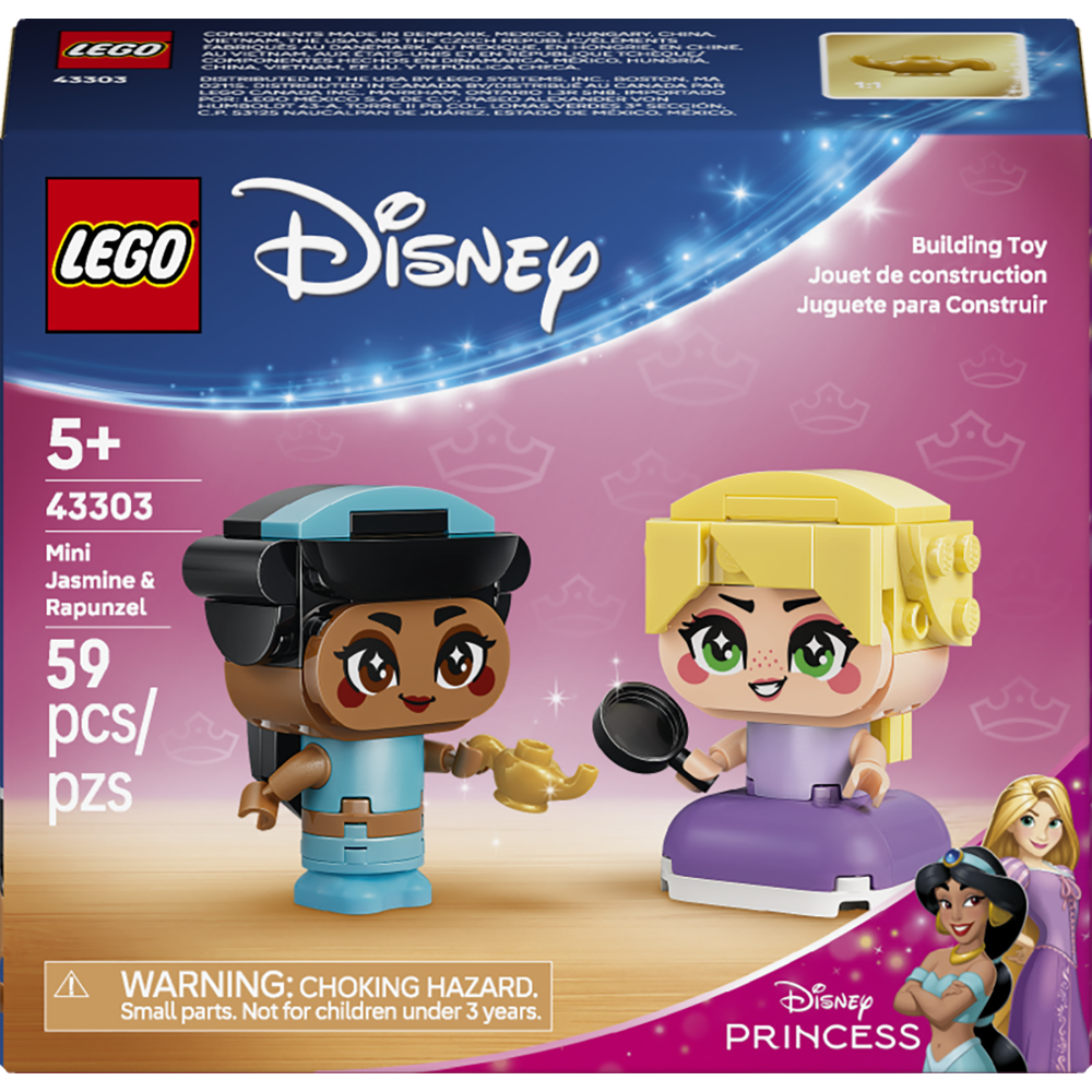 Mini Jasmine y Rapunzel