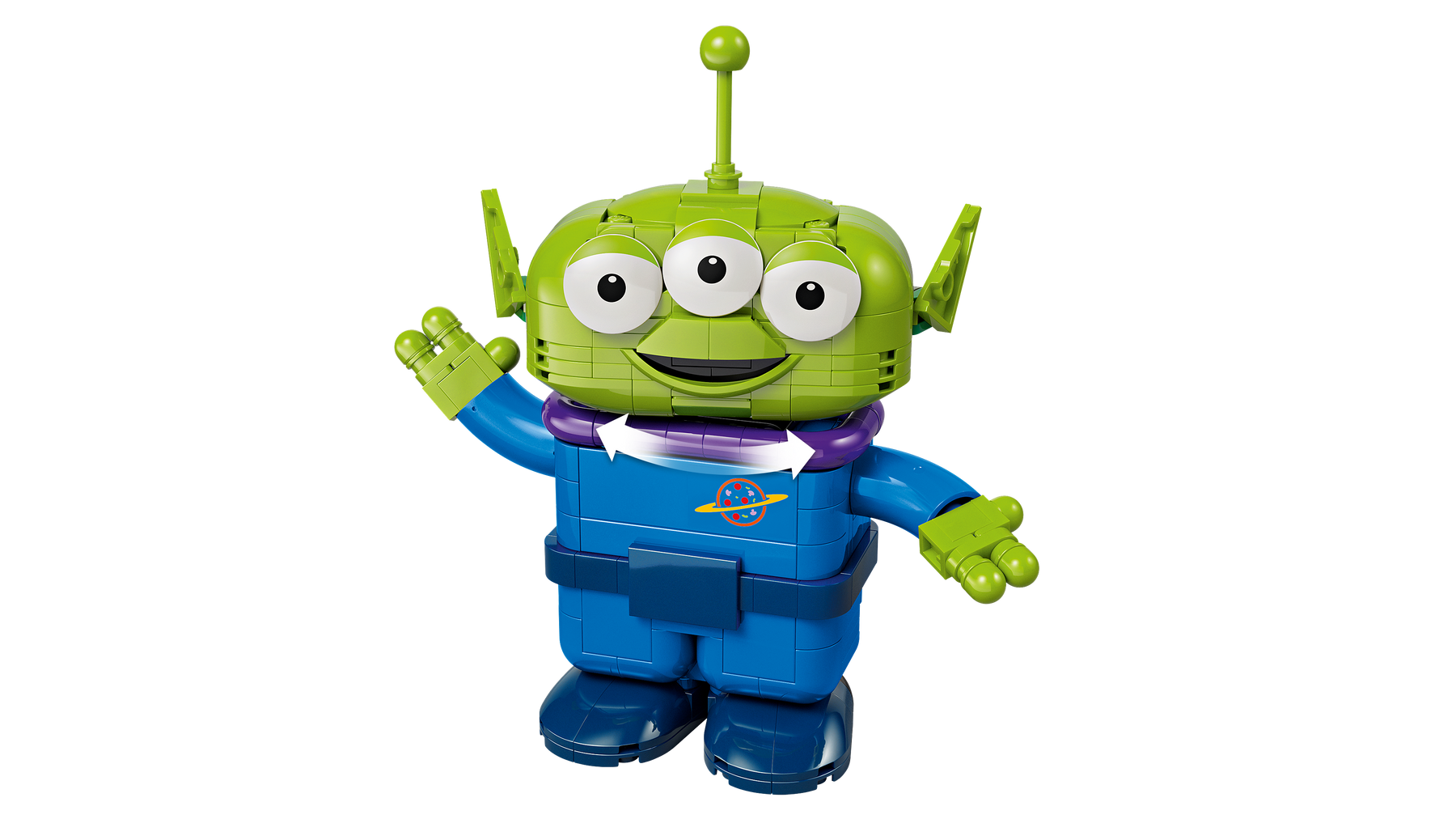 Marcianito con Cohete de Pizza Planet