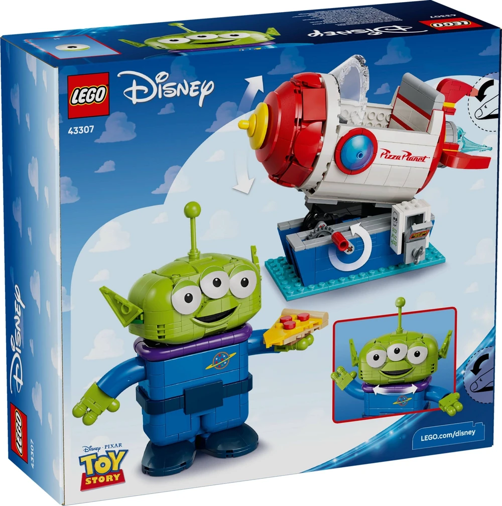 Marcianito con Cohete de Pizza Planet