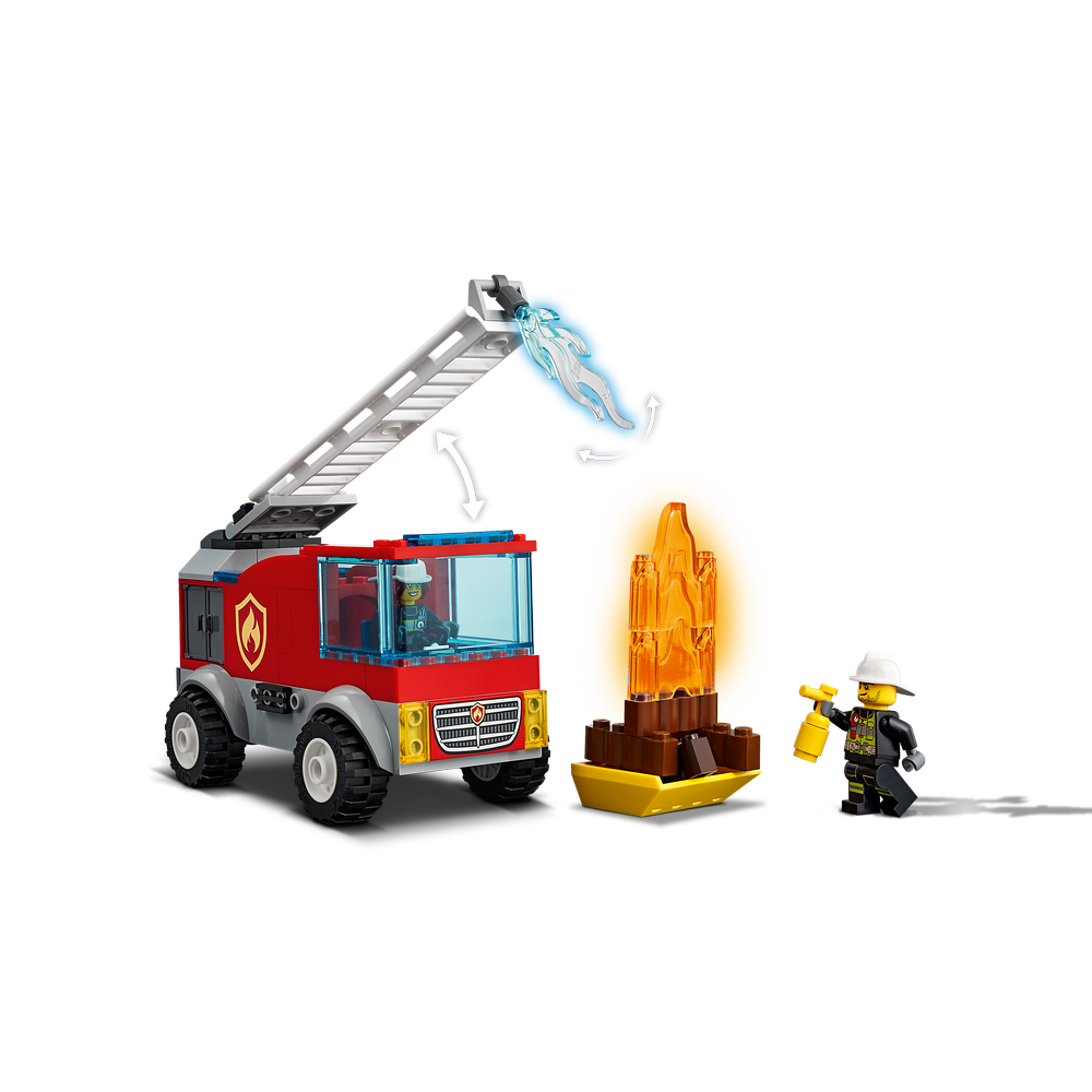 Camión de Bomberos con Escalera