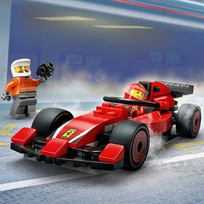 Parada en Boxes de F1® y Equipo de Mecánicos con Coche Ferrari