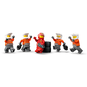 Parada en Boxes de F1® y Equipo de Mecánicos con Coche Ferrari