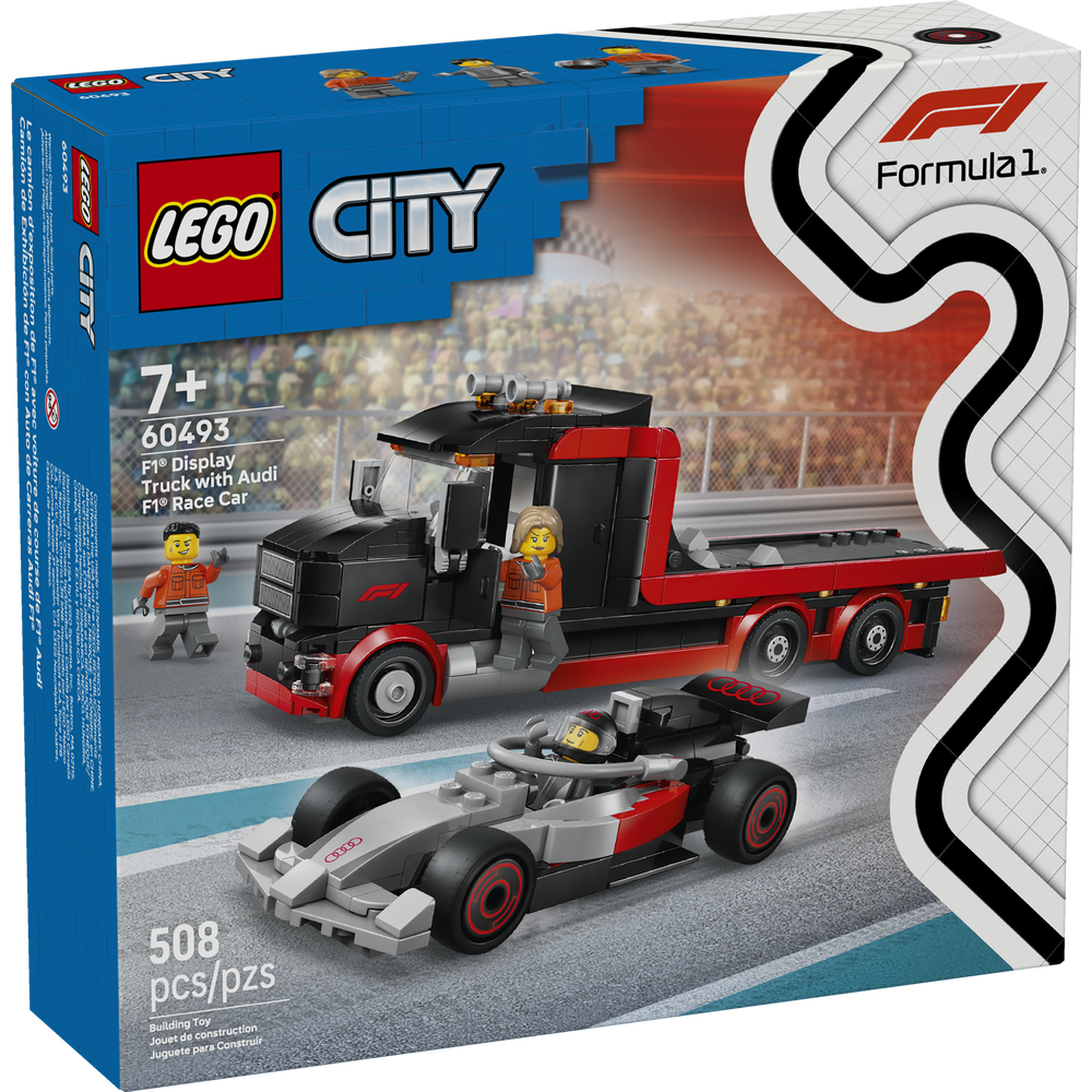 Camión de Exposición de F1® con Coche de Carreras Audi F1®