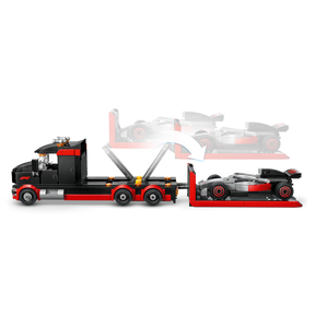 Camión de Exposición de F1® con Coche de Carreras Audi F1®