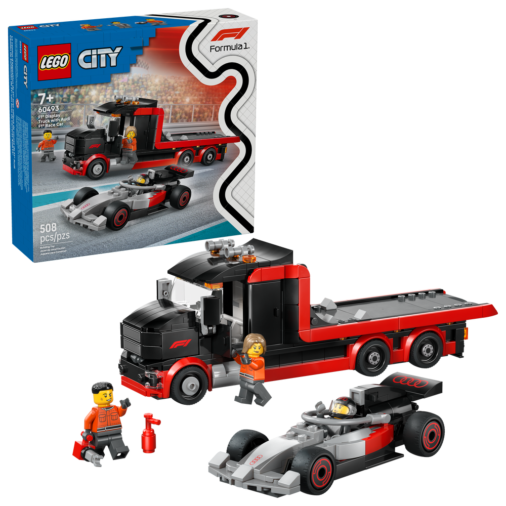 Camión de Exposición de F1® con Coche de Carreras Audi F1®