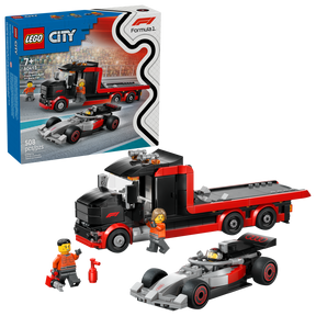 Camión de Exposición de F1® con Coche de Carreras Audi F1®