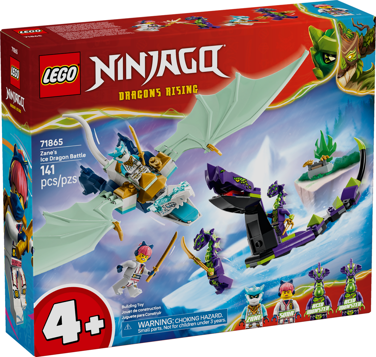 Batalla de Zane y el Dragón de Hielo