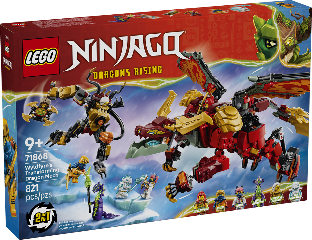 Meca Dragón Transformable de Wyldfyre