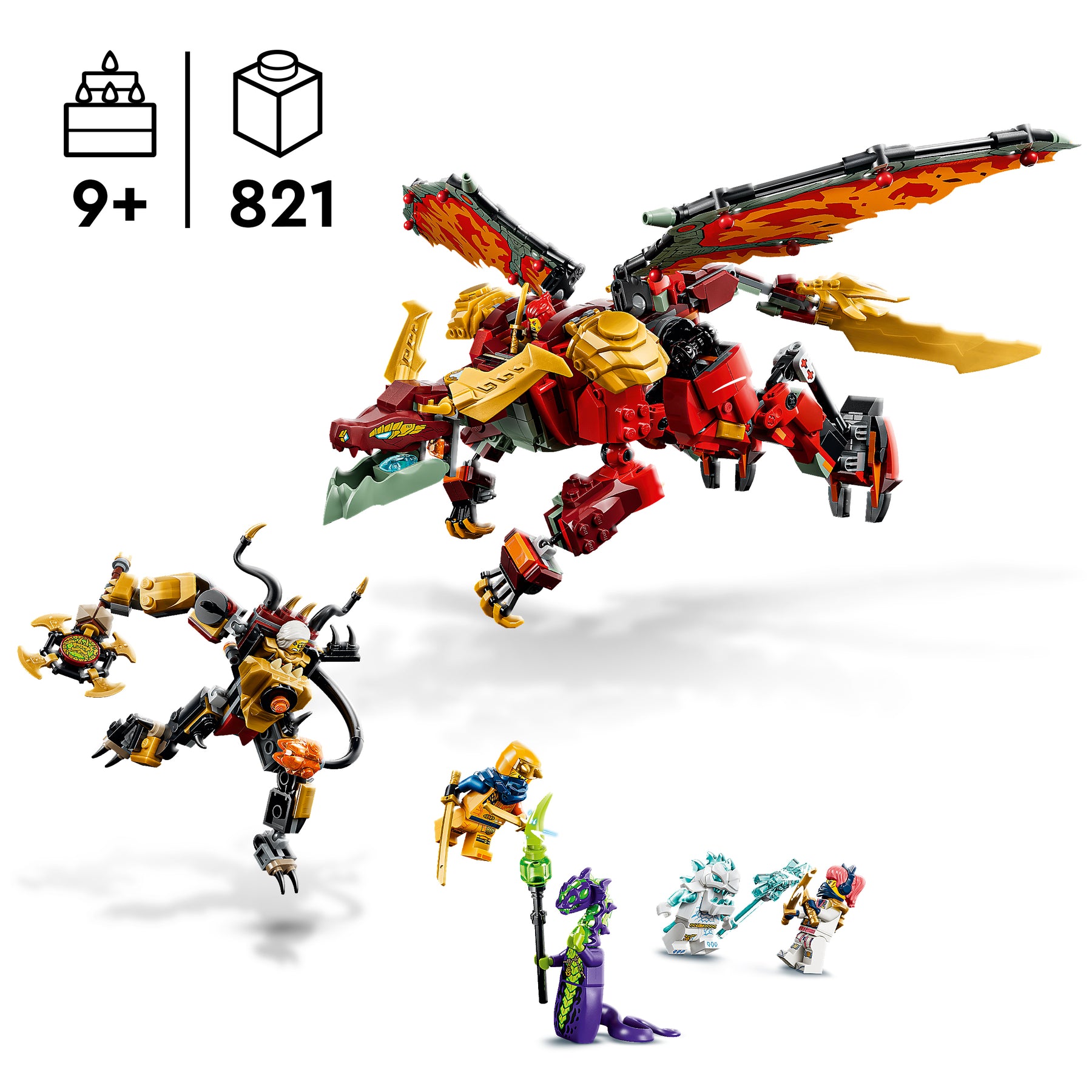 Meca Dragón Transformable de Wyldfyre