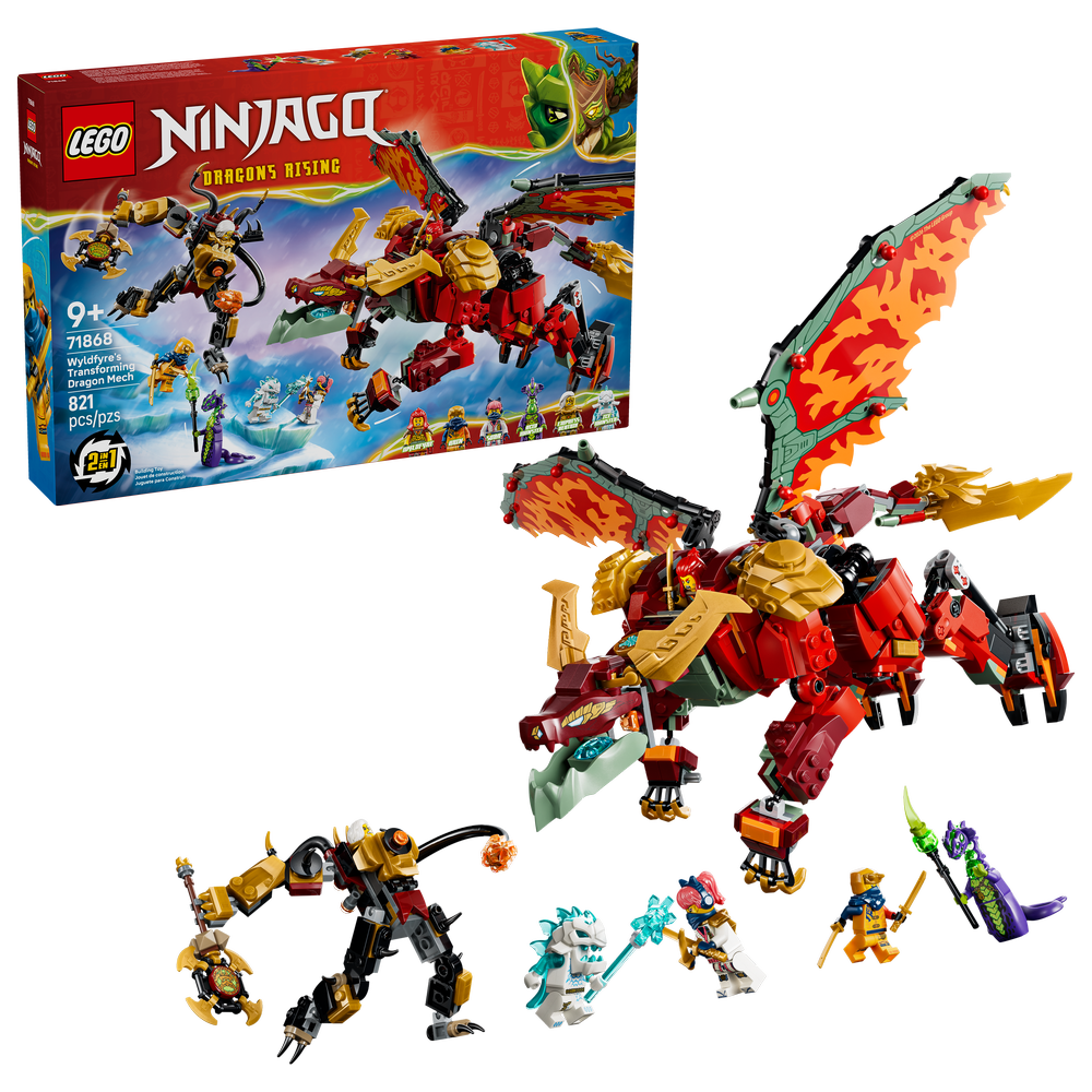 Meca Dragón Transformable de Wyldfyre