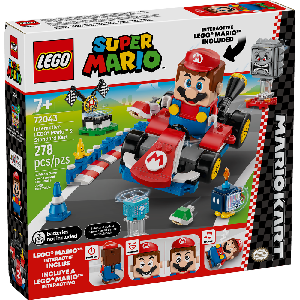 Mario Kart™ – LEGO® Mario™ interactivo y Kart estándar
