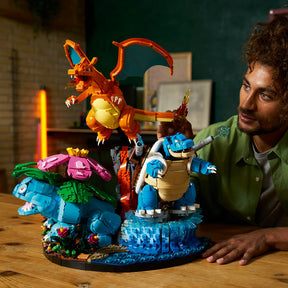 Venusaur, Charizard y Blastoise