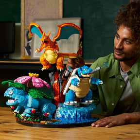 Venusaur, Charizard y Blastoise