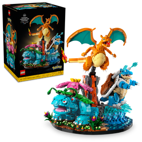 Venusaur, Charizard y Blastoise