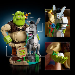Shrek, Burro y Gato con Botas