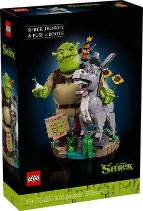 Shrek, Burro y Gato con Botas