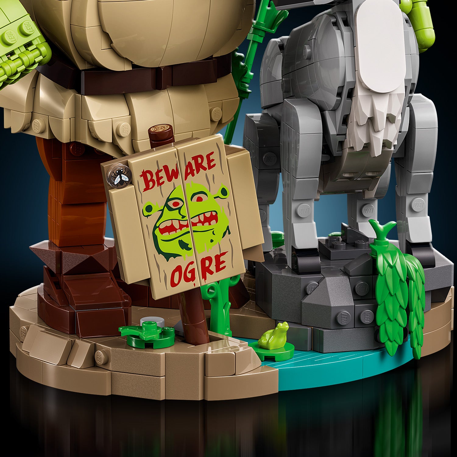 Shrek, Burro y Gato con Botas
