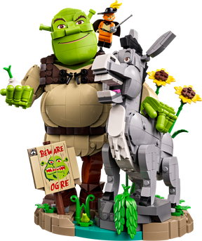 Shrek, Burro y Gato con Botas