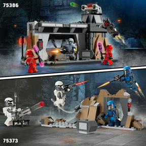 Batalla entre Paz Vizsla™ y Moff Gideon™