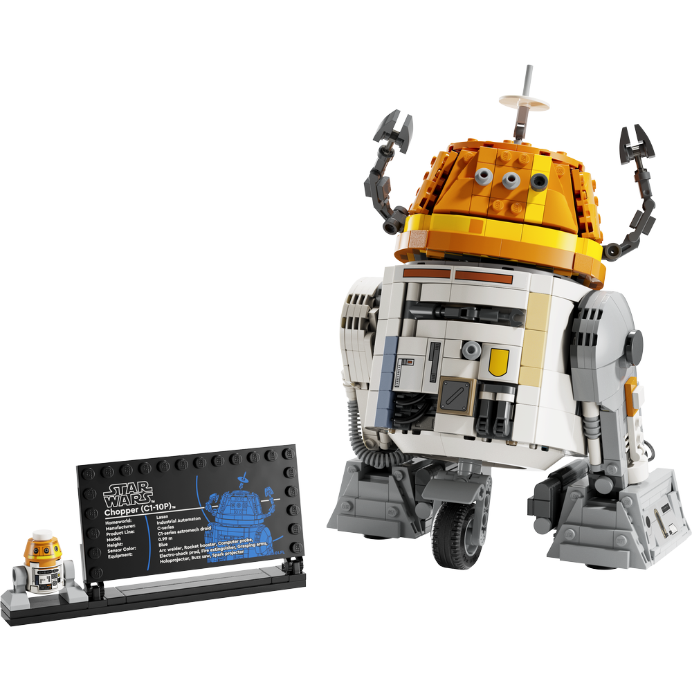 Combo Star Wars: Wicket el Ewok™ (75430) y Droide Astromecánico Chopper (C1-10P)™ (75416)