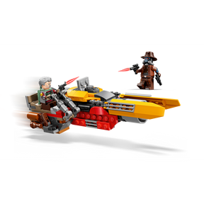 Combo Star Wars: Speeder de Cobb Vanth (75437) y Hogar de Grogu (75443)