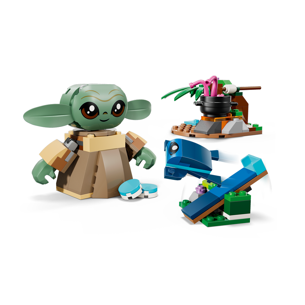 Combo Star Wars: Speeder de Cobb Vanth (75437) y Hogar de Grogu (75443)