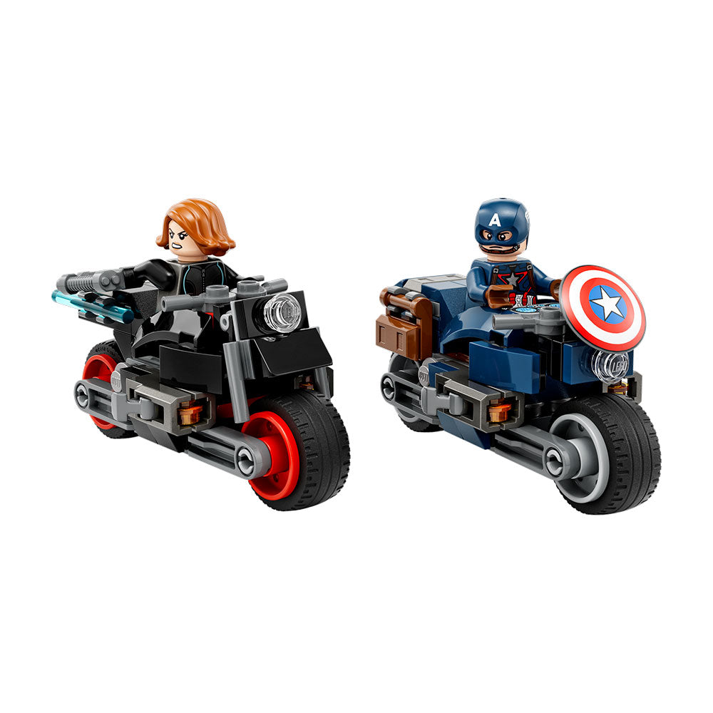 Motos de Black Widow y el Capitán América
