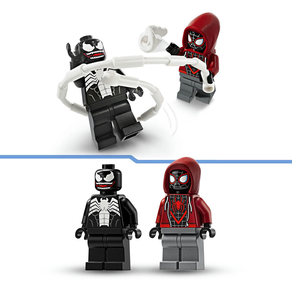 Armadura Robótica de Venom vs. Miles Morales