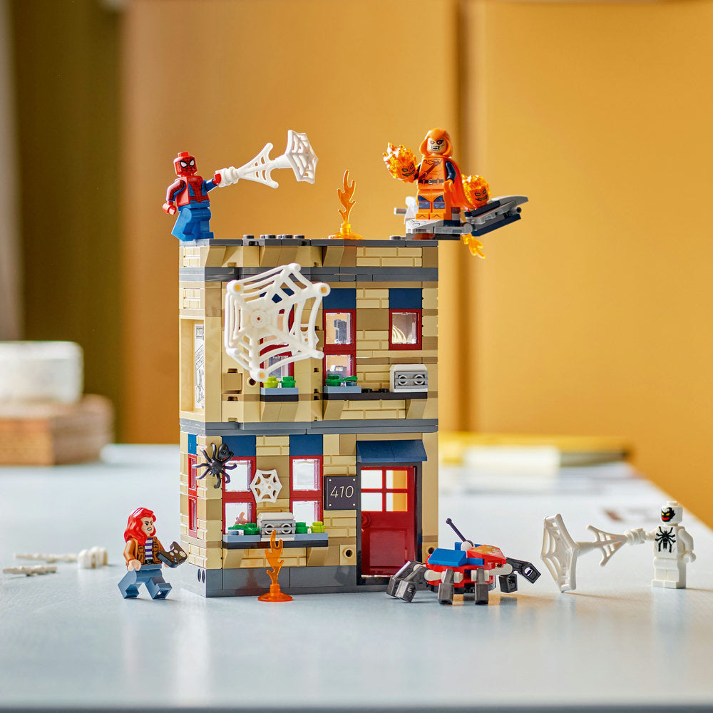 Combo Súper Historias 4: Apartamento de Peter Parker (76317) y Speeder de Cobb Vanth (75437)