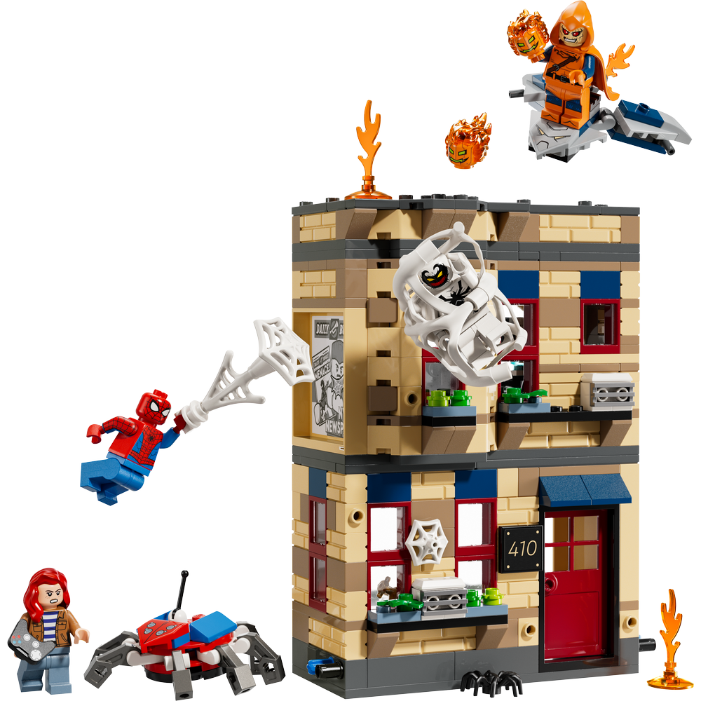 Combo Súper Historias 4: Apartamento de Peter Parker (76317) y Speeder de Cobb Vanth (75437)