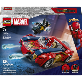 Coche de Spider-Man vs. Lobezno Venomizado