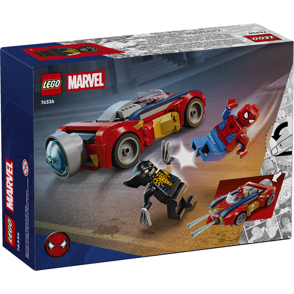 Coche de Spider-Man vs. Lobezno Venomizado