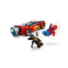 Coche de Spider-Man vs. Lobezno Venomizado