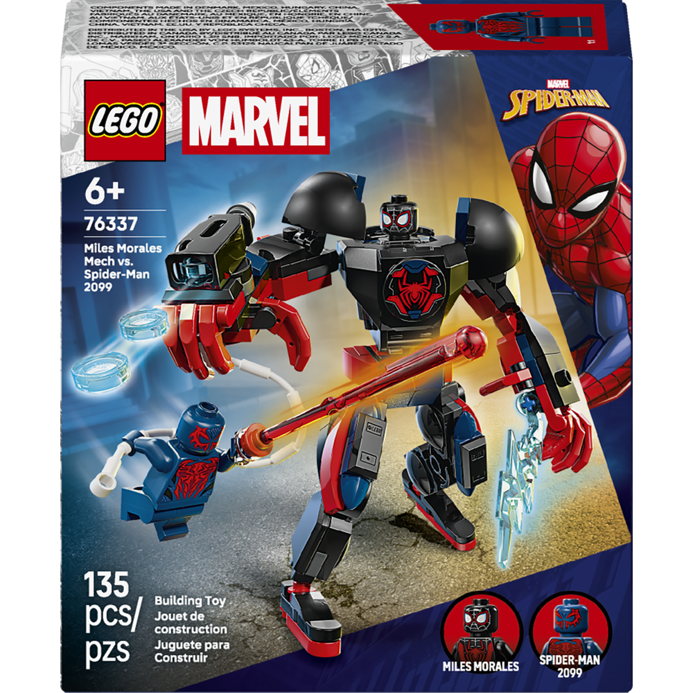 Armadura Robótica de Miles Morales vs. Spider-Man 2099