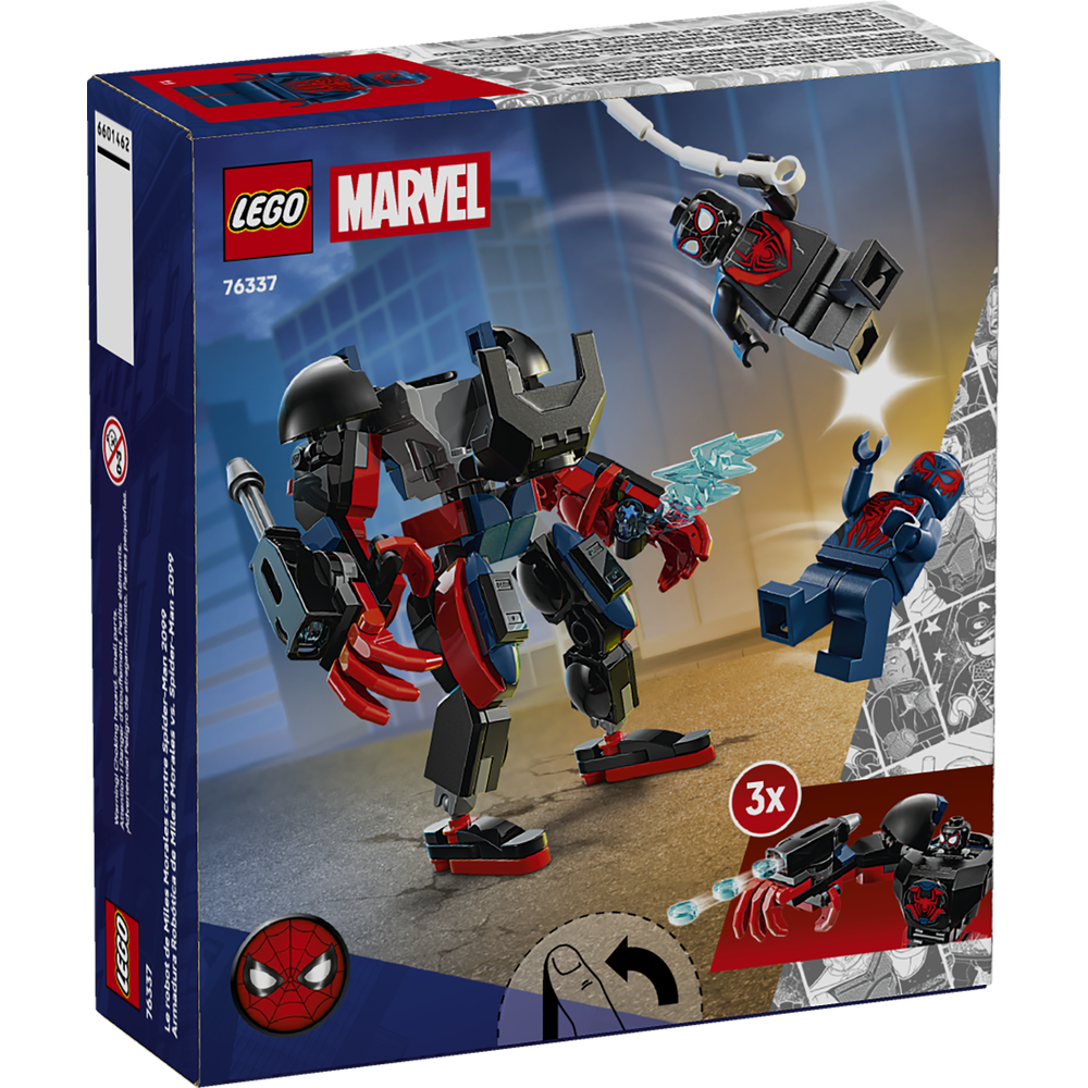 Armadura Robótica de Miles Morales vs. Spider-Man 2099