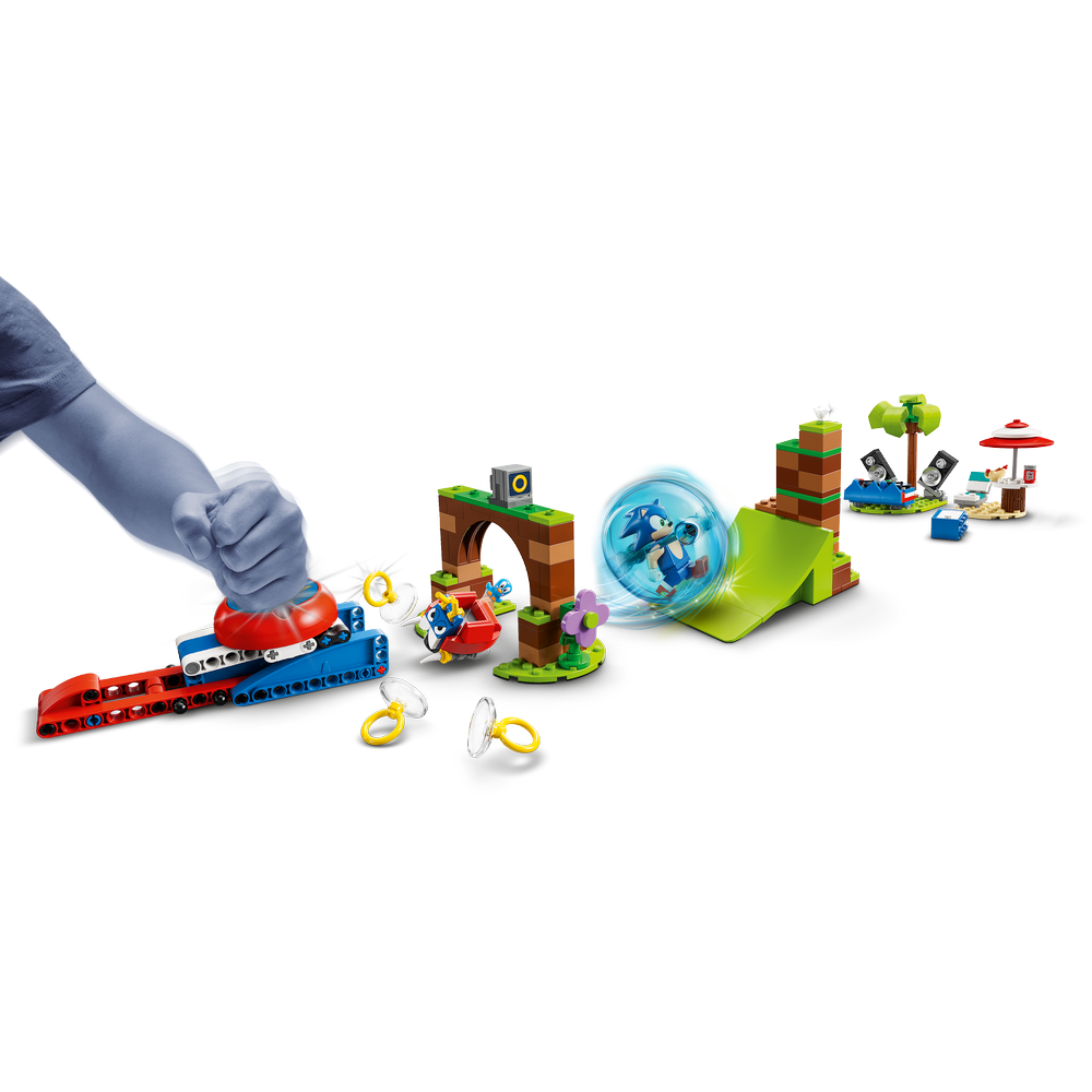 Lego Sonic the Hedgehog 292 peças - Desafio da Esfera de Velocidade - Real  Brinquedos