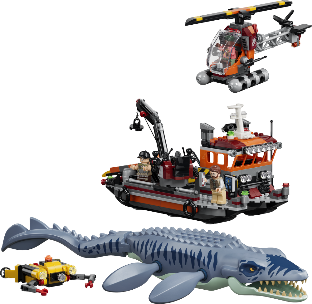 Ataque del Dinosaurio Marino Mosasaurus