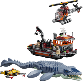 Ataque del Dinosaurio Marino Mosasaurus
