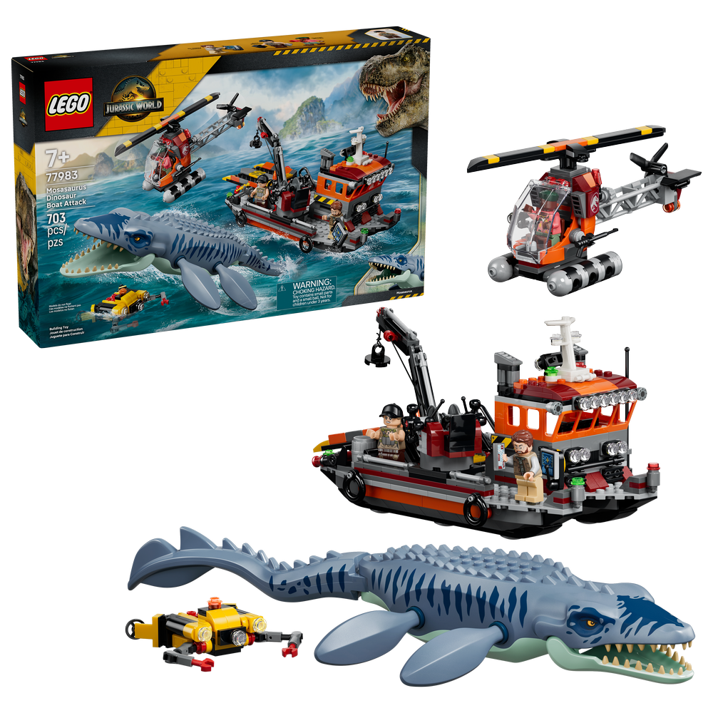 Ataque del Dinosaurio Marino Mosasaurus