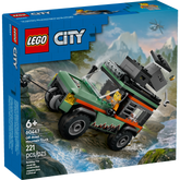 LEGO City Todoterreno 4x4 de Montaña 60447 con minifigura de aventurero y equipo de exploración