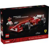 LEGO Icons Ferrari F2004 y Michael Schumacher 11375 coche Formula 1 coleccionable para adultos