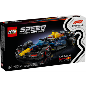 LEGO® Speed Champions Red Bull RB20 F1®, coche de Fórmula 1 con minifigura de piloto Red Bull y detalles realistas para adultos y coleccionistas