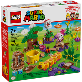 Set LEGO® Super Mario Jungla Sirope con Shy Guy Rosa, Floruga y Planta Piraña