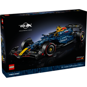Maqueta LEGO Technic Red Bull RB20 F1 42206 a escala 1:8 con motor V6, suspensión realista, DRS ajustable y caja de cambios