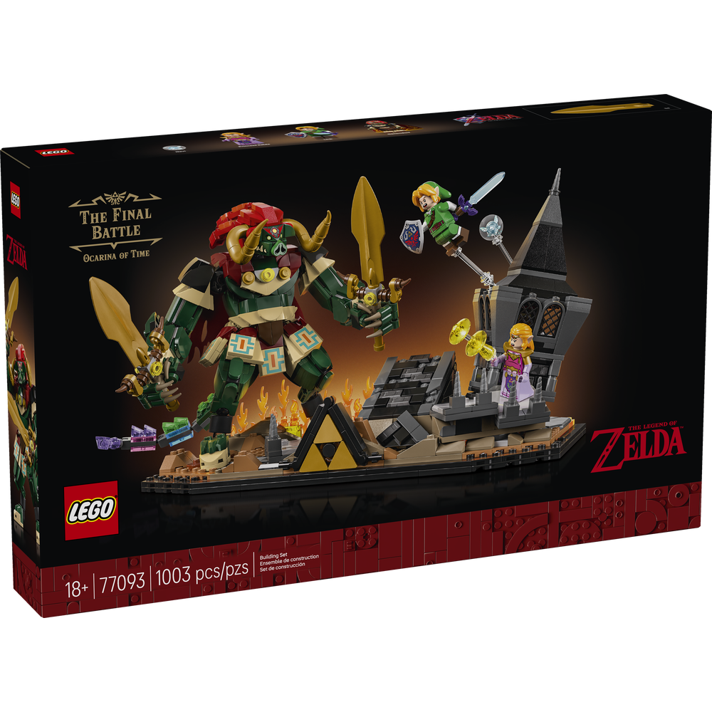 LEGO The Legend of Zelda Ocarina of Time El Combate Final 77093 con Link Zelda Ganondorf y castillo en ruinas