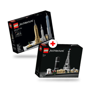 Combo Architecture: Ciudad de Nueva York (21028) y Paris (21044)