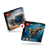 Combo Technic: Volquete Basculante (42203) y Submarino de Aguas Profundas (42201)